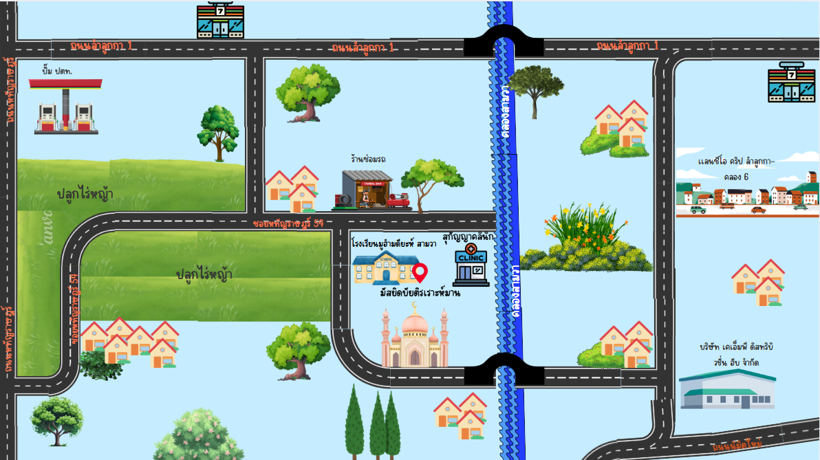 แผนที่มัสยิดบัยติรเราะห์มาน